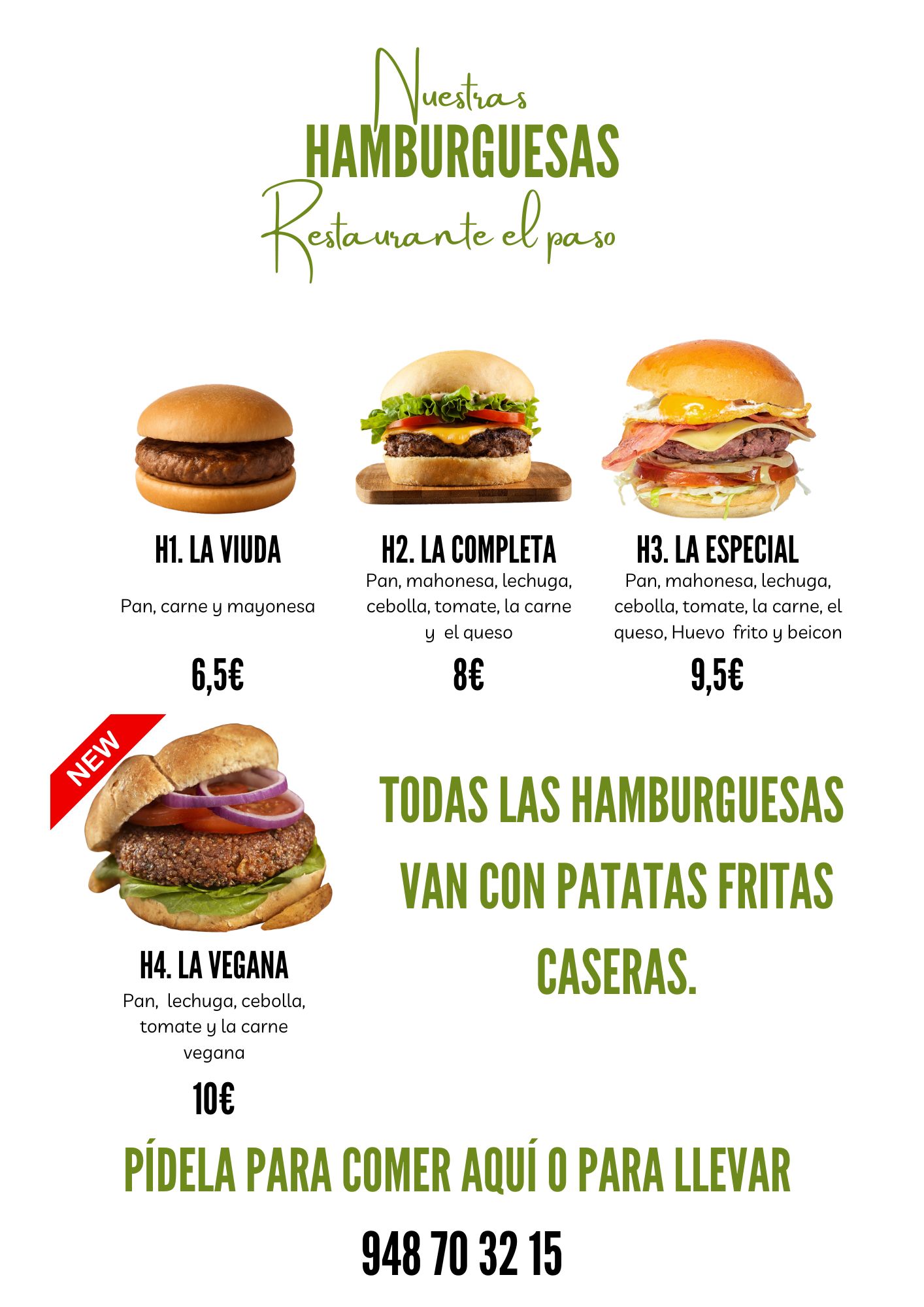 Novedad destacada del Restaurante El Paso