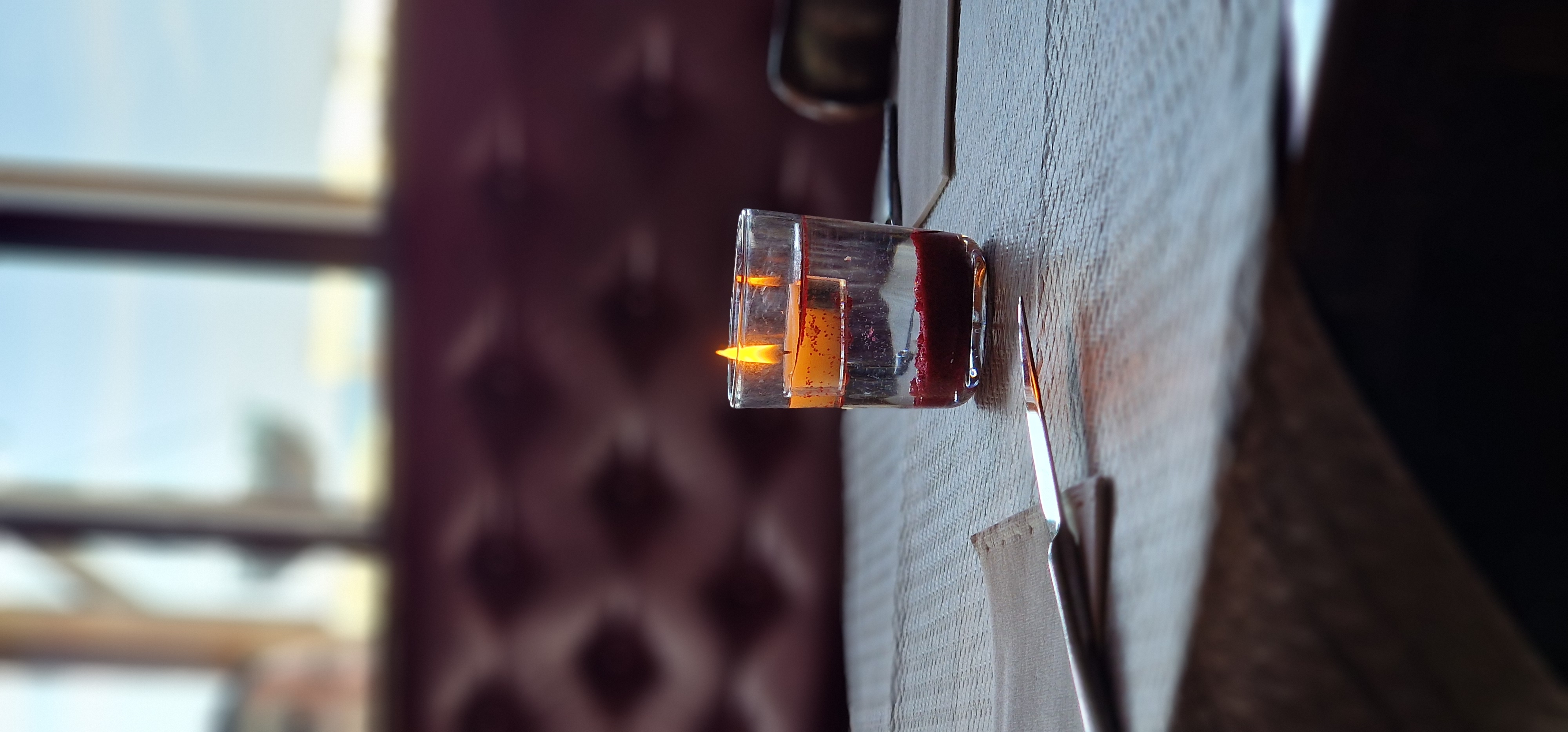 Postre casero recién preparado